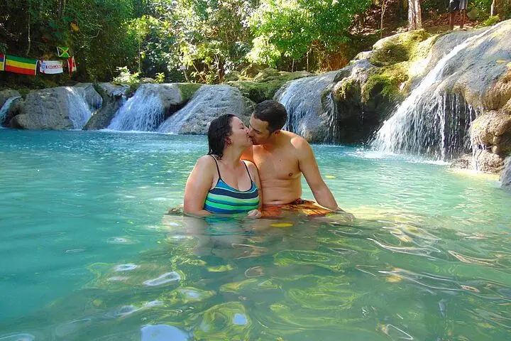 Great River Rafting and Limestone Massage and Rick's Cafe combo from Montego Bay